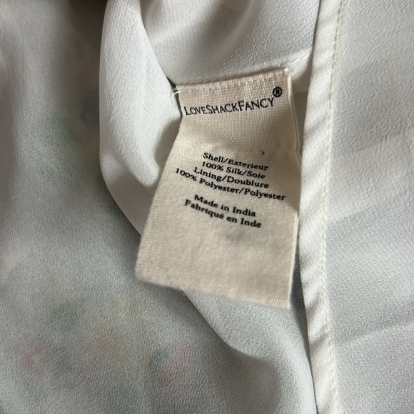 LoveShackFancy High Low Ruffle Tired Skirt - Picture 7 of 12